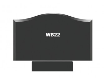 Горизонтальный памятник из гранита WB22
